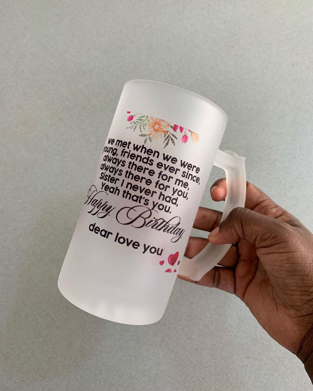 Personalized Frosted Mug (white) - Image 2