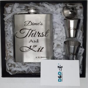 Customized Whiskey Flask