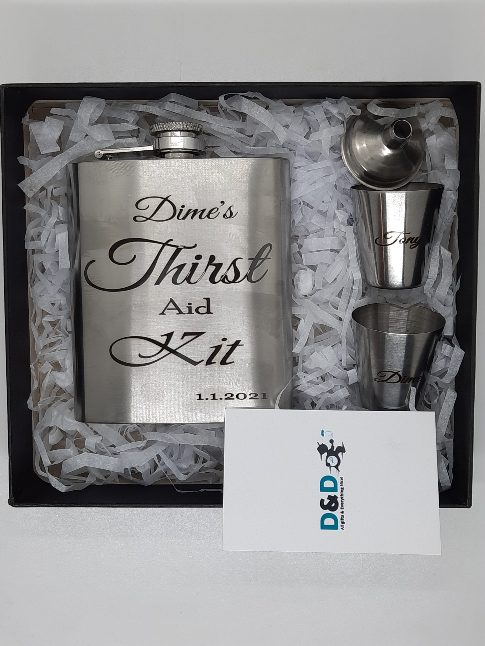 Customized Whiskey Flask