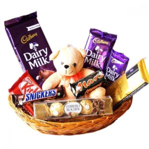 Basket of chocolates