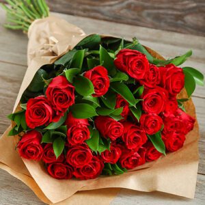 Pure Red Roses