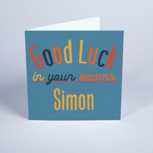 Personalized Card- Good Luck