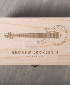 Personalized Wooden Box (Guitar Kit)