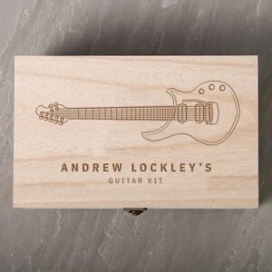 Personalized Wooden Box (Guitar Kit)