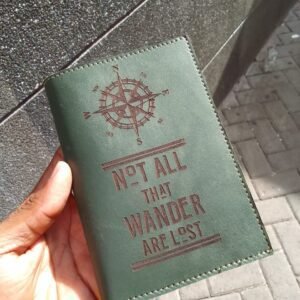 Leather passport holder